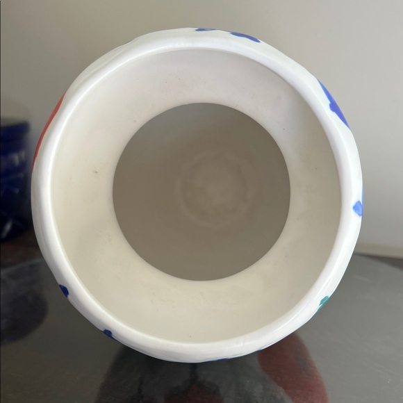 Anthropologie Floral Hand-Painted Ceramic Vase - Picture 7 of 13